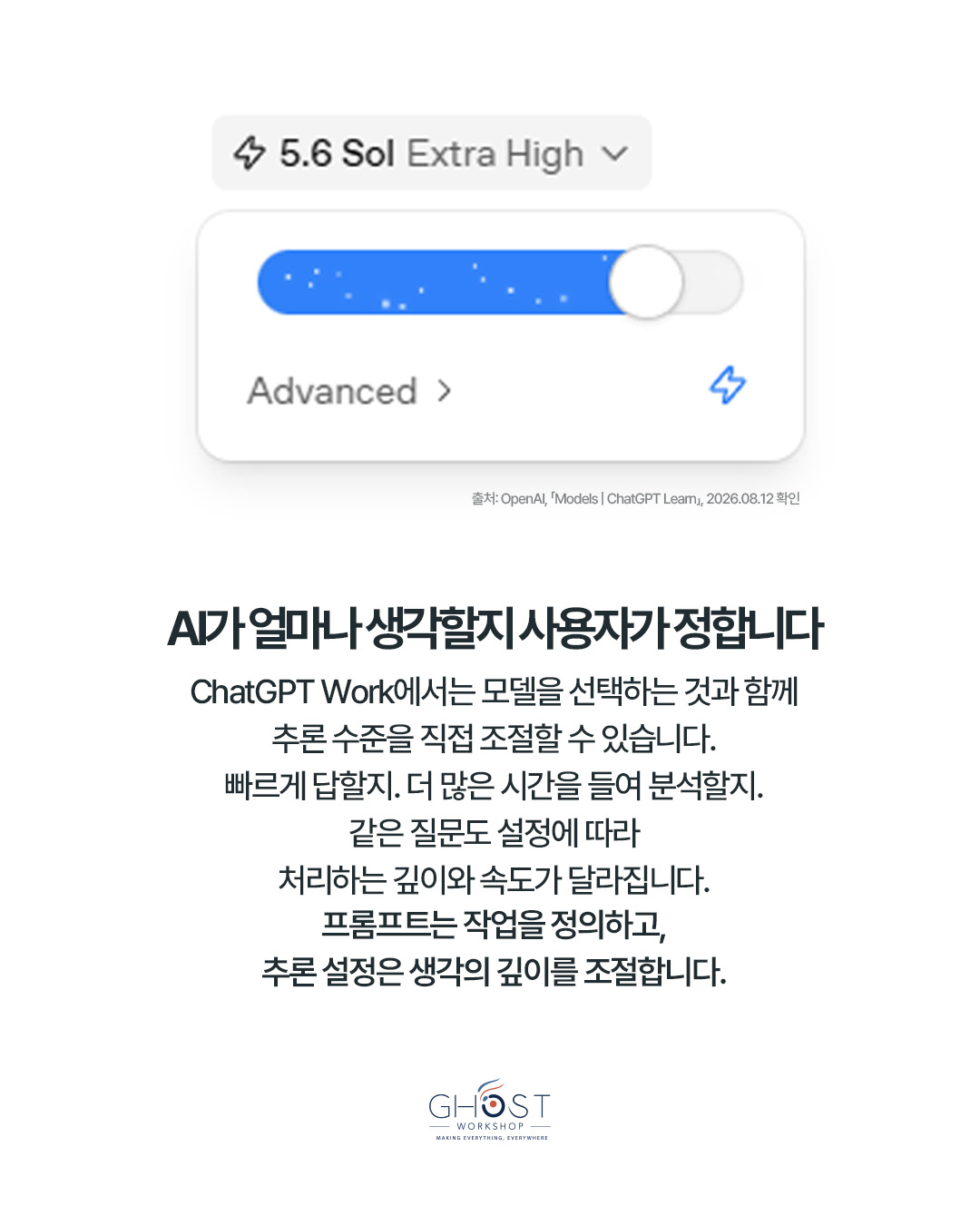 AI가 얼마나 생각할지 사용자가 정합니다